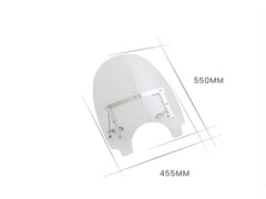 Puig Highway Screen In Clear for Suzuki LS 650 Savage (86-00)