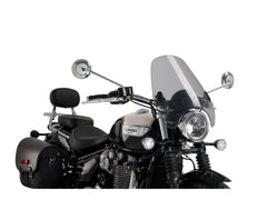 Puig Custom II Screen In Clear for Triumph Bonneville Speedmaster (18-25)
