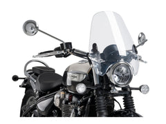 Puig Custom II Screen In Clear for Triumph Bonneville Speedmaster (18-25)