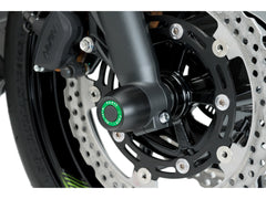 Puig Front Fork Protector In Black for Kawasaki Z650 (17-25)
