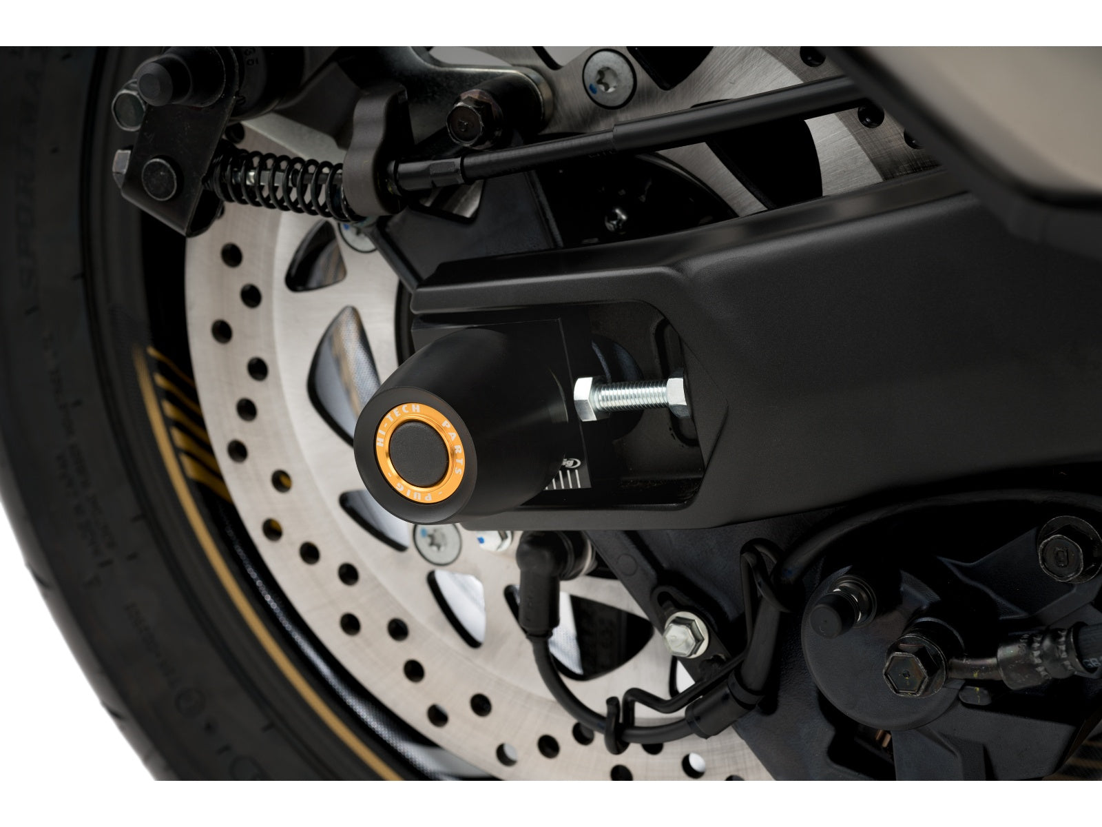 Puig Swing Arm Protector In Black for Yamaha TMax 530 (17-19)