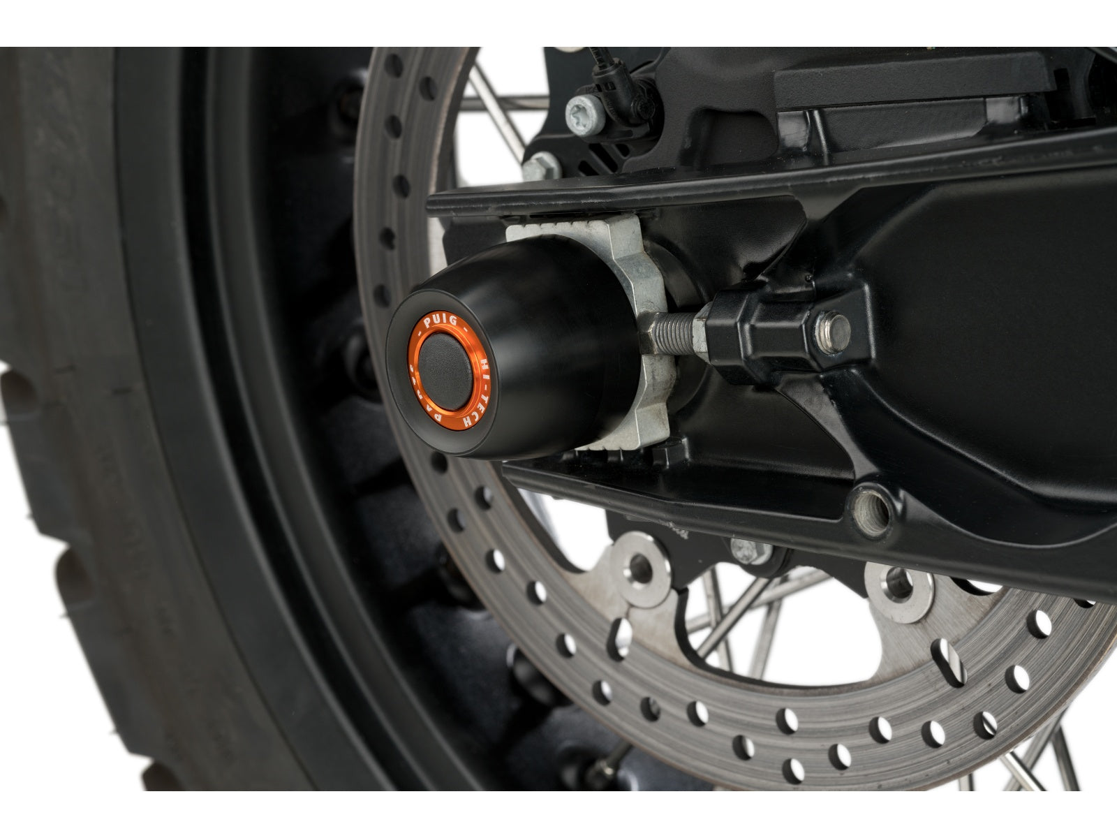 Puig Swing Arm Protector In Black for KTM 790 Duke (18-25)