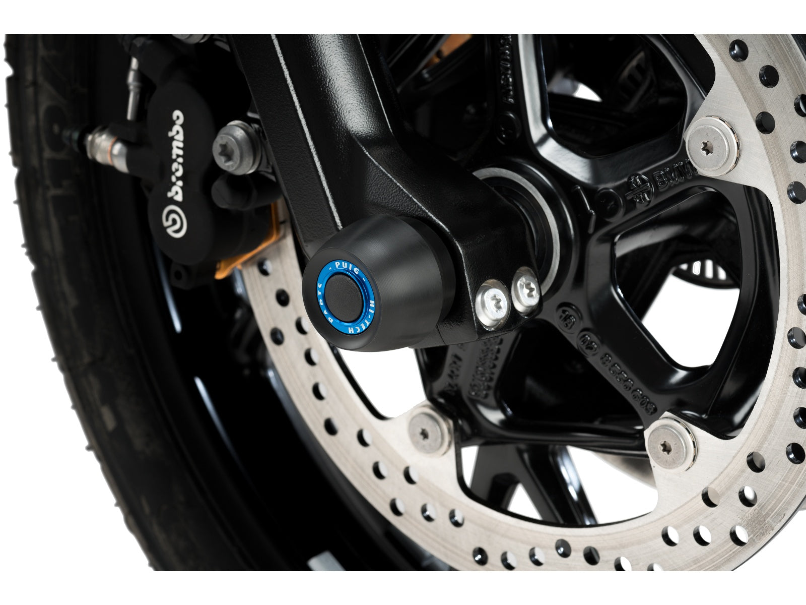Puig Front Fork Protector In Black for BMW F750 GS (18-24)