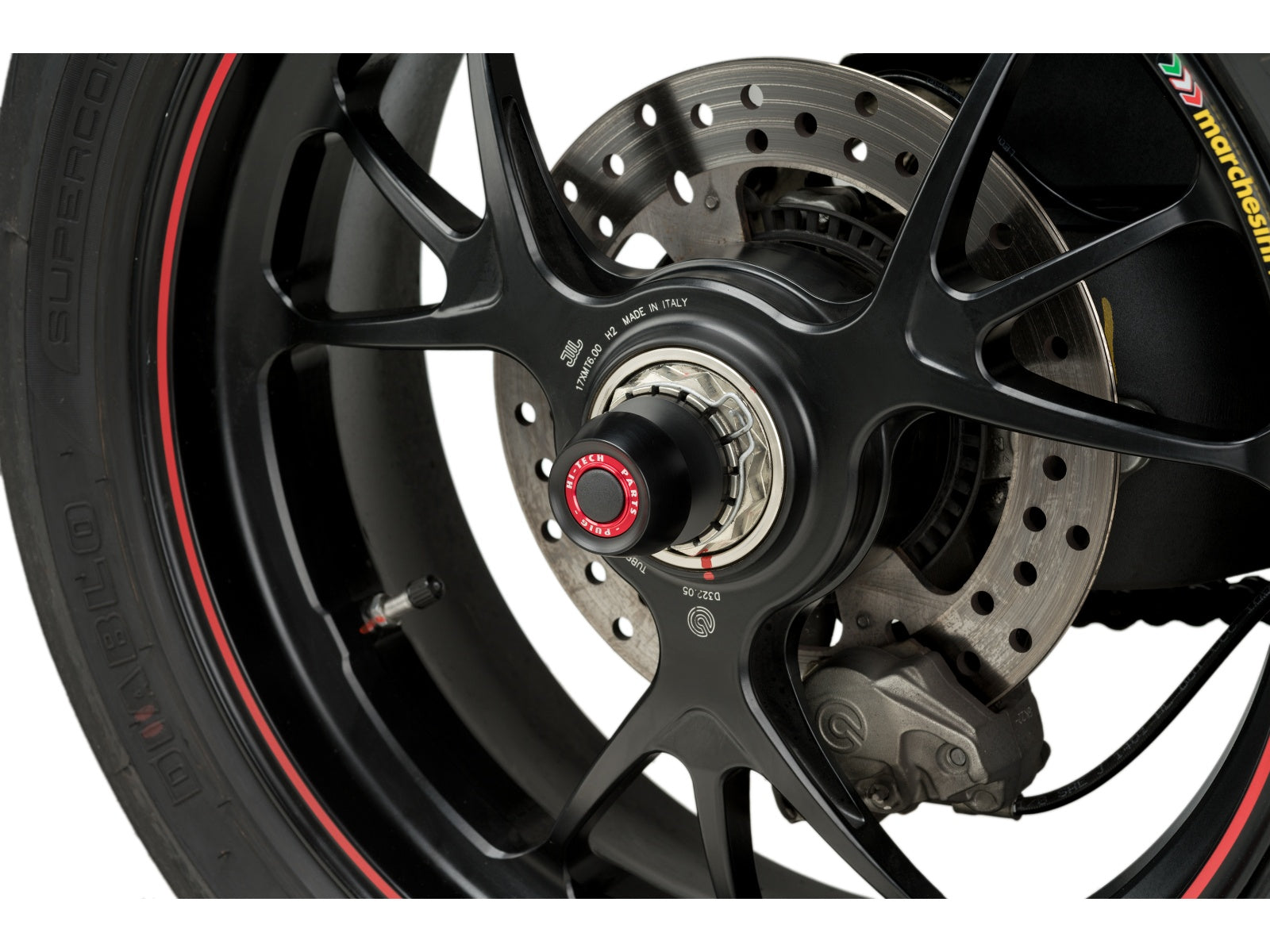 Puig Swing Arm Protector In Black for Ducati Panigale 1100 V4 SP2 (22-23)