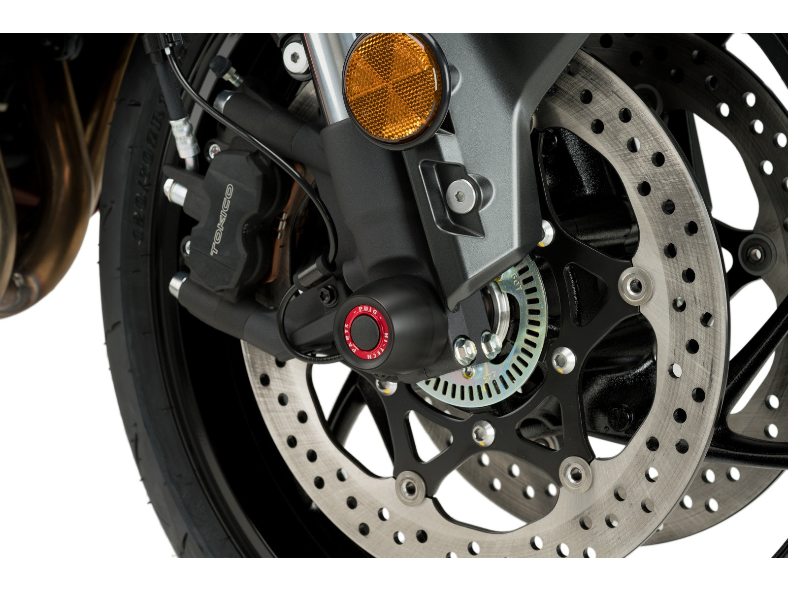 Puig Front Fork Protector In Black for Suzuki GSX S 1000 (15-25)