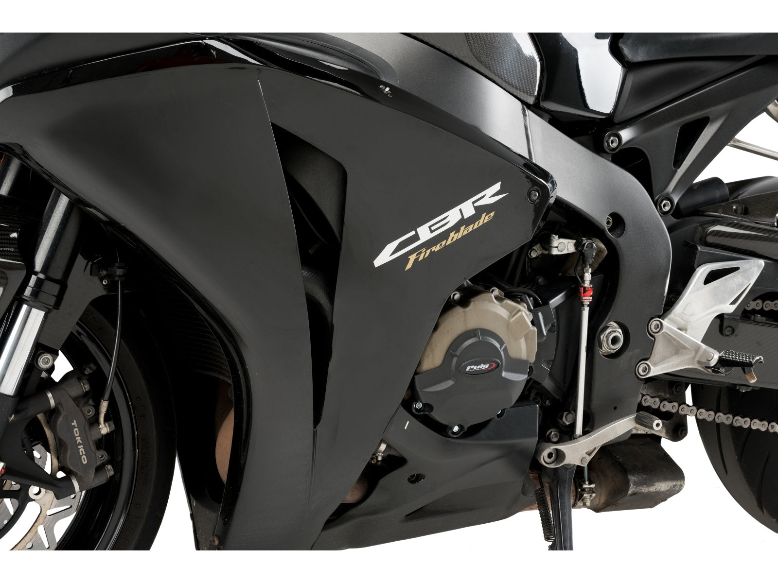 Puig Engine Cover In Black for Honda CBR1000 RR Fireblade (08-16)