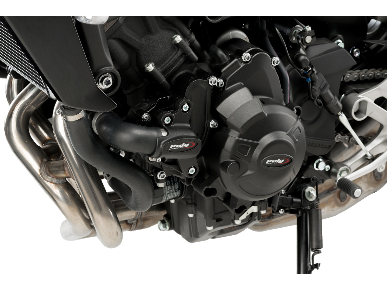 Puig Engine Cover In Black for Yamaha MT-09 Tracer (15-17)