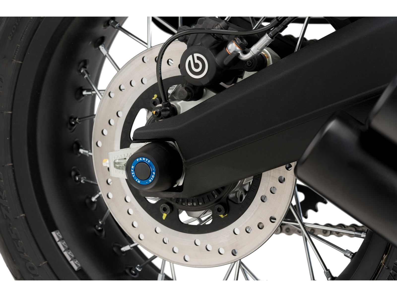 Puig Swing Arm Protector In Black for Ducati Scrambler Cafe Racer (17-20)