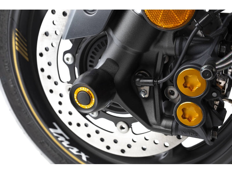 Puig Front Fork Protector In Black for Yamaha TMax 560 Tech Max (20-21)