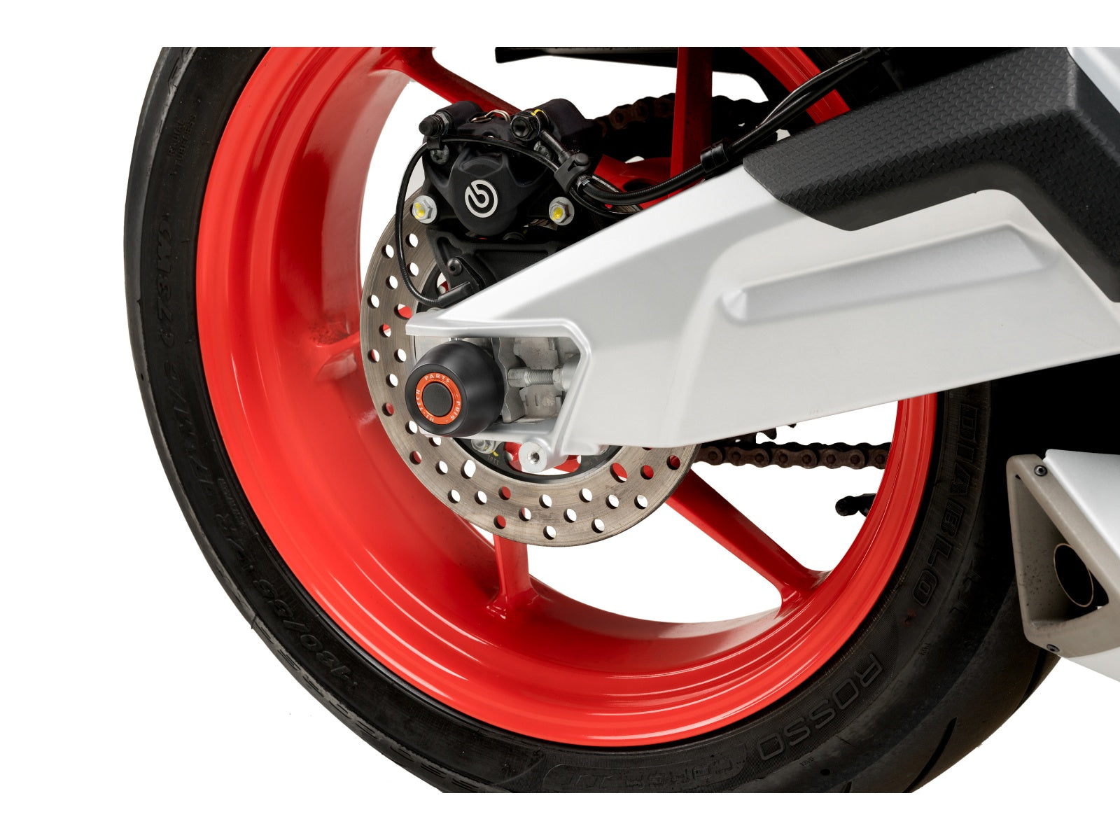 Puig Swing Arm Protector In Black for Aprilia Tuono 660 Factory (22-25)