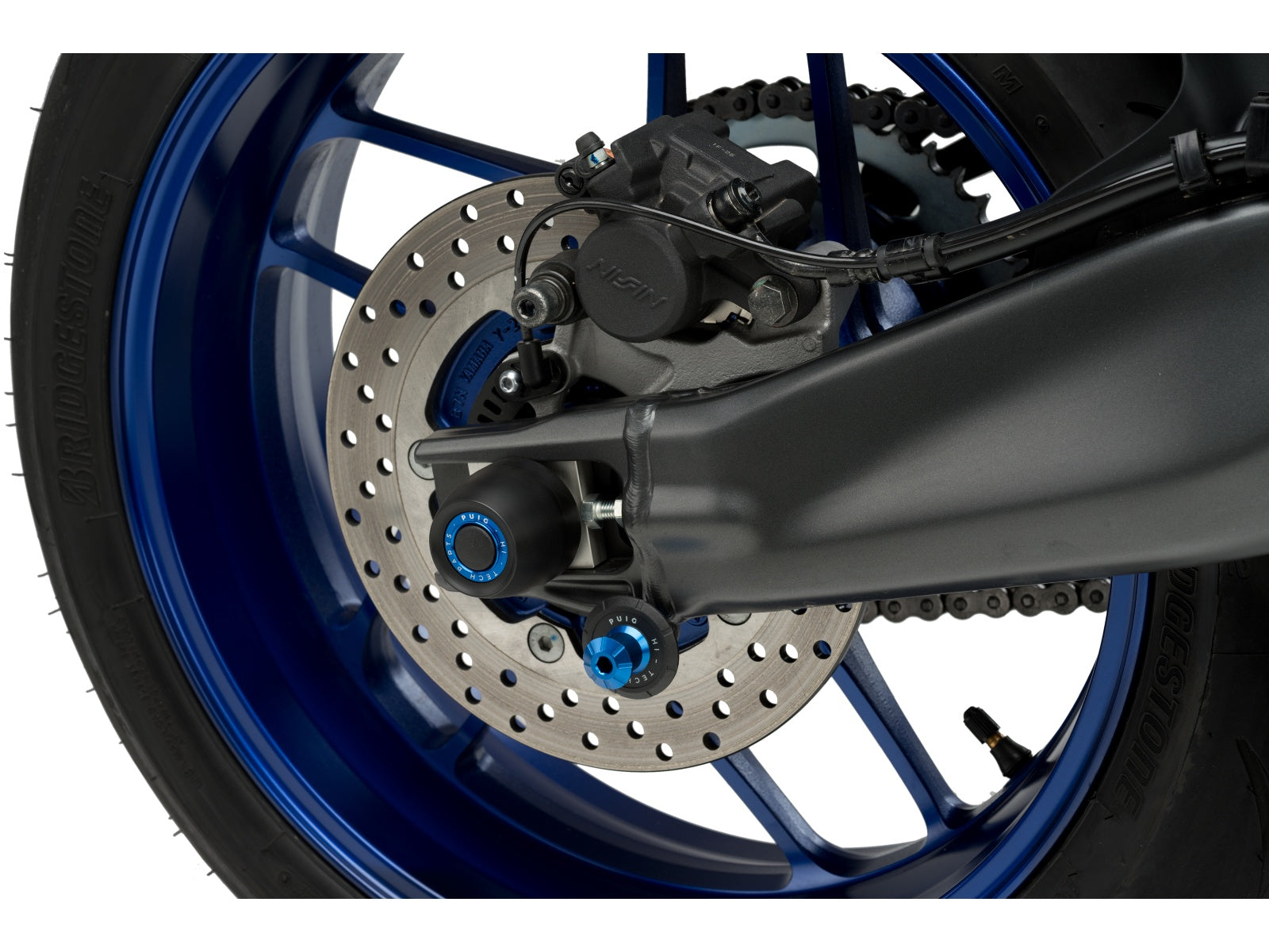 Puig Swing Arm Protector In Black for Yamaha MT-09 (21-25)