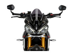 Puig New Generation Sport Screen In Clear for Triumph Speed Triple 1200 RS (21-25)