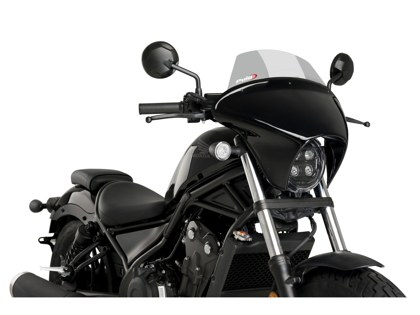 Puig Batwing Touring Screen In Clear for Honda CMX500 Rebel (20-25)