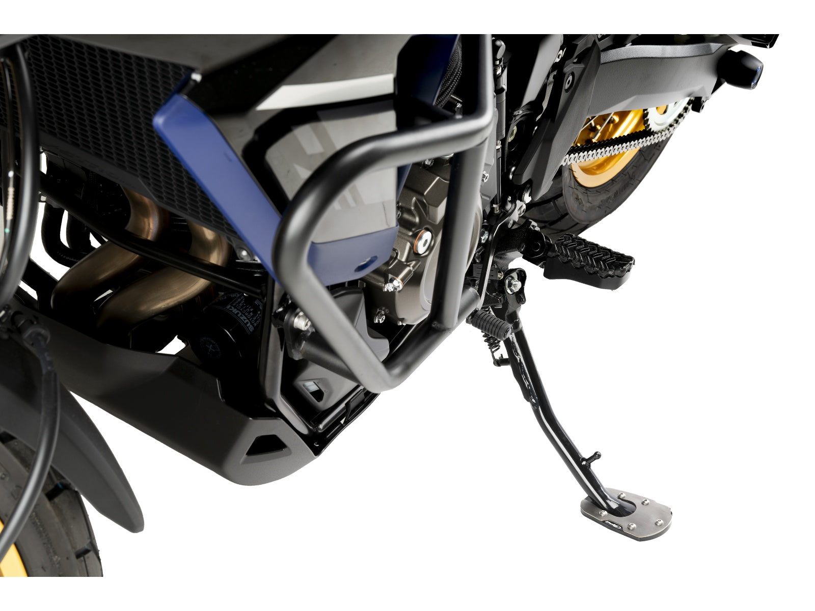 Puig Kickstand Extension Pad In Black for Suzuki V-Strom 800 DE (23-25)
