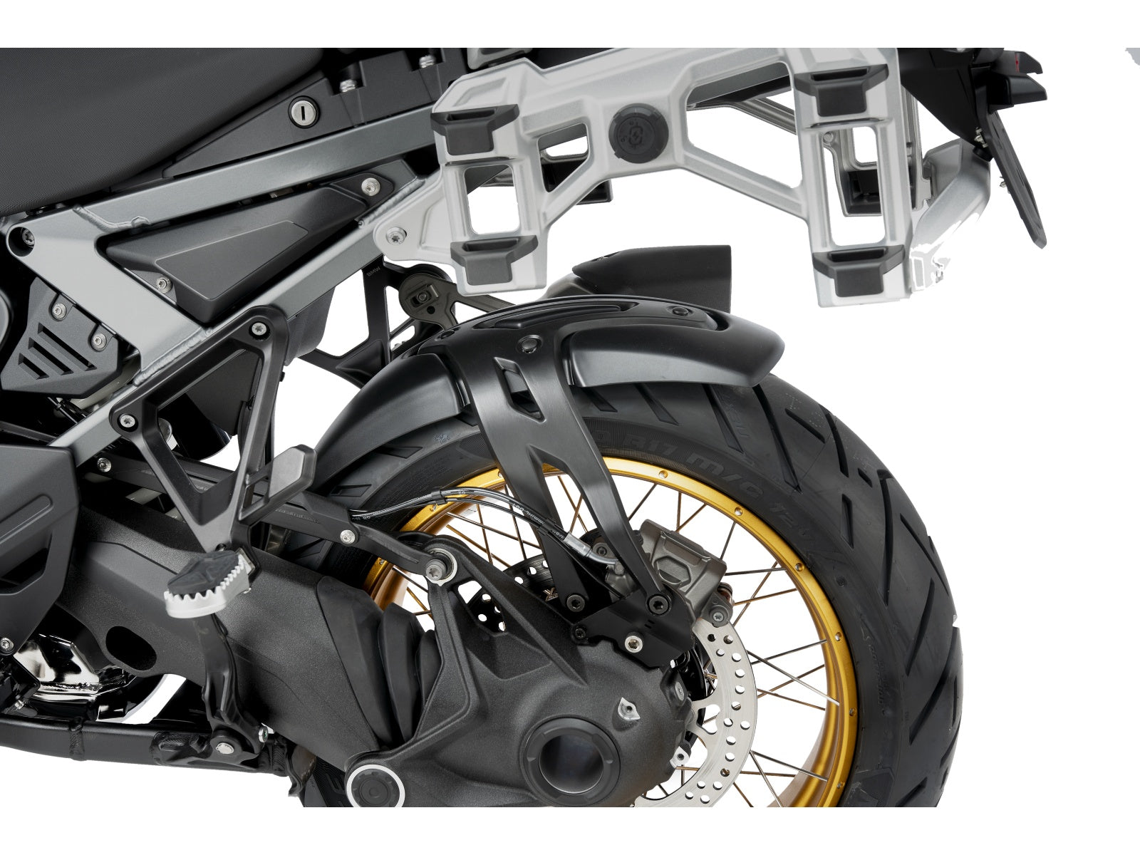 Puig Hugger In Matt Black for BMW R1300 GS Adventure (24-25)
