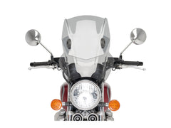 Puig Adjustable Twin Screen In Clear for Suzuki GS 500 E (01-08)