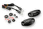 Puig Mirror Blanking Plates with Tab LED Indicators for Kawasaki Ninja ZX-10R (16-26)