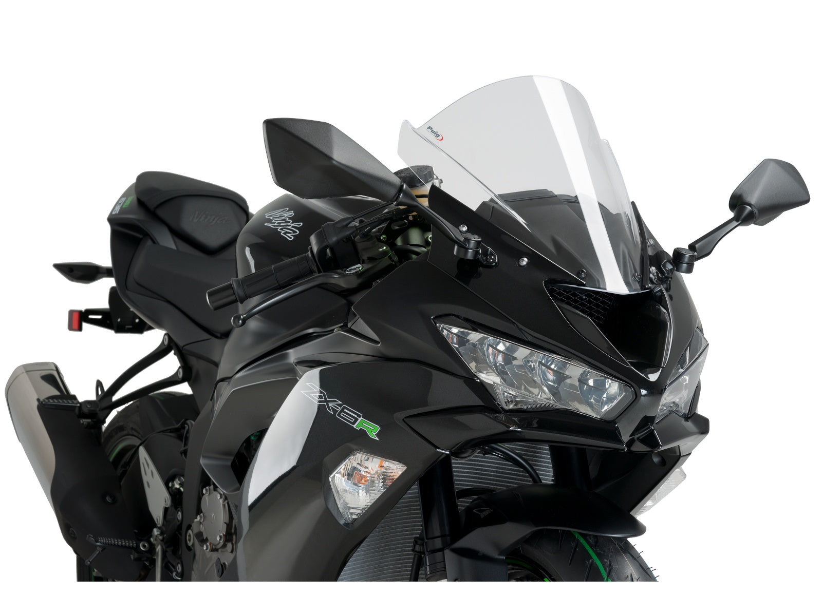 Puig Z-Racing Screen In Clear for Kawasaki ZX-6R 636 (09-23)