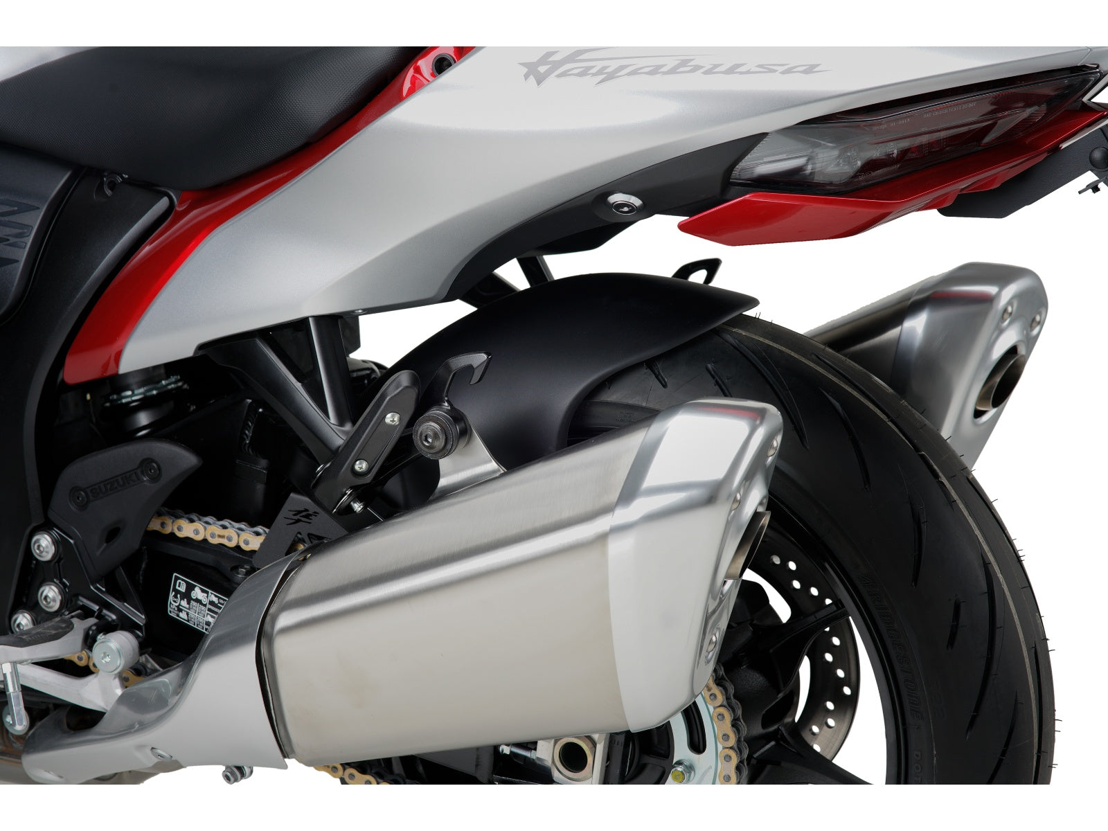Puig Hugger In Matt Black for Suzuki GSX R 1300 Hayabusa (08-25)
