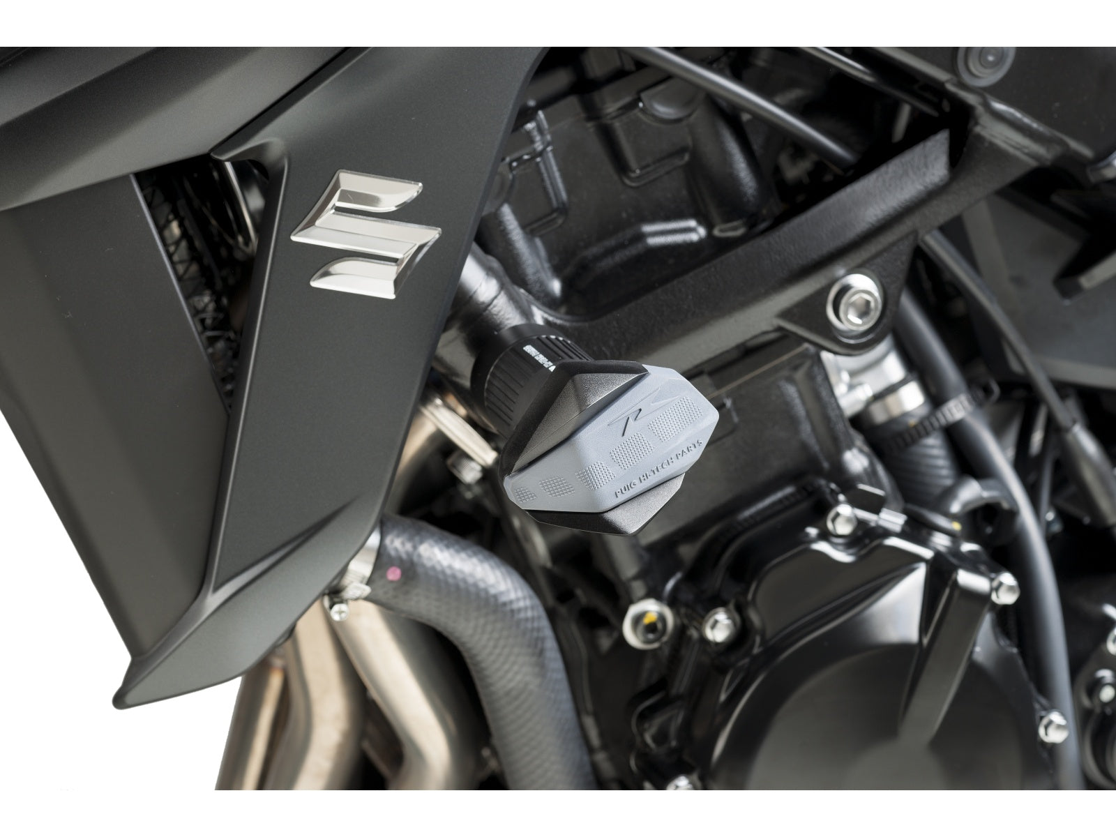 Puig R19 Frame Sliders In Black for Suzuki GSX S 750 (17-21)