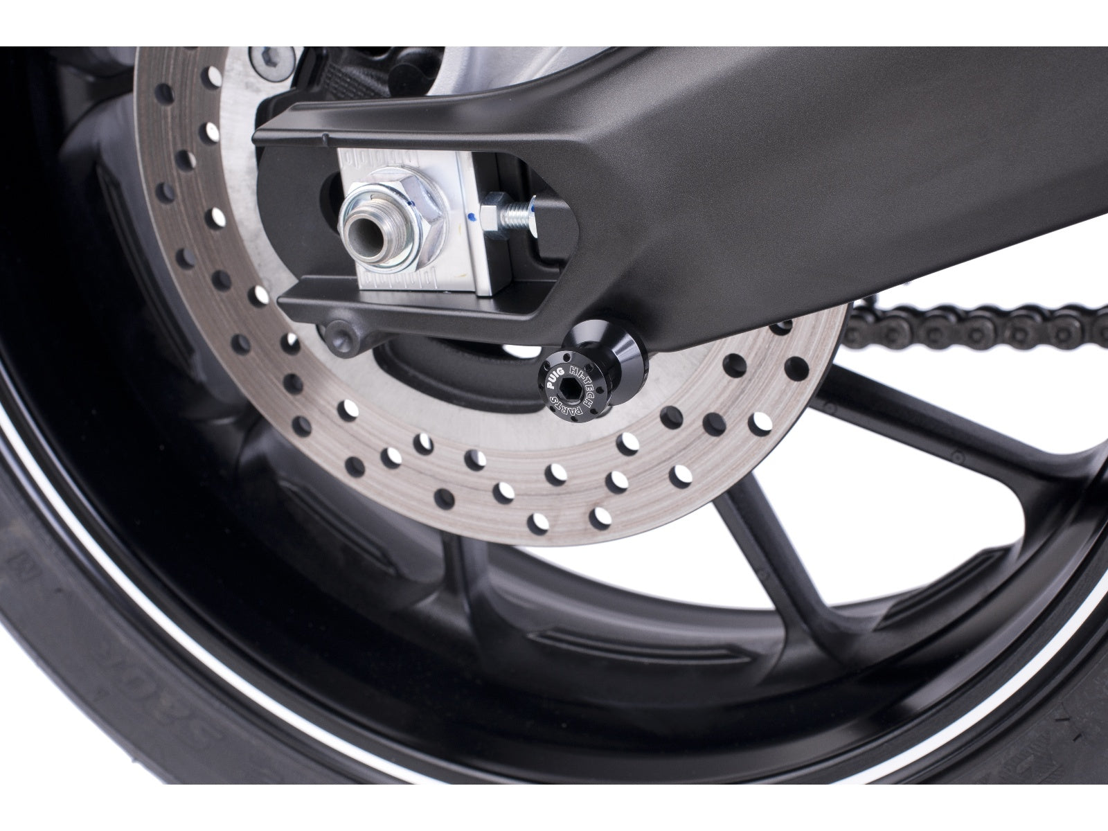 Puig Spool Sliders In Black for Yamaha MT-09 (13-23)