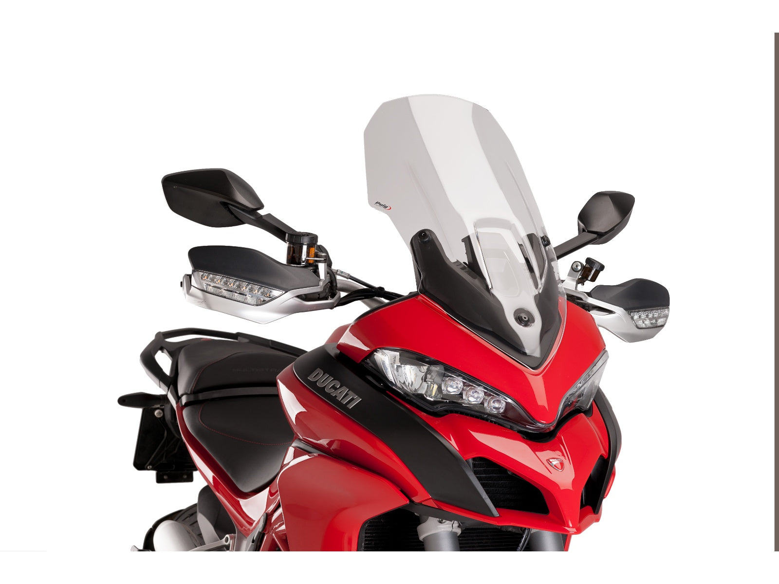 Puig Touring Screen In Clear for Ducati Multistrada V2 S (22-24)