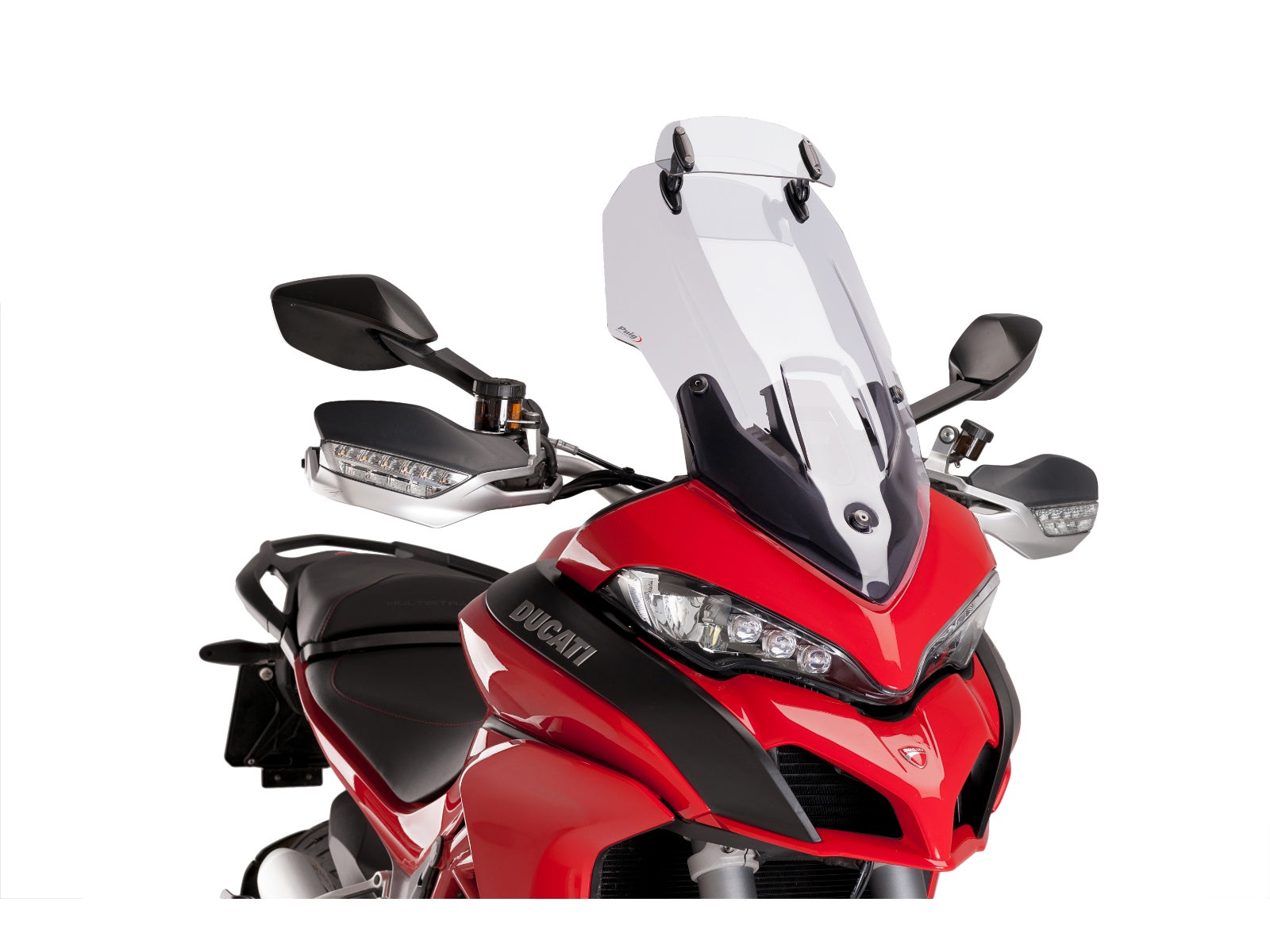 Puig Touring Screen With Extender In Clear for Ducati Multistrada 1260 S (18-20)