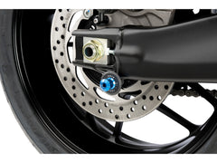 Puig Pro Spool Sliders In Black for Yamaha Tracer 9 GT (21-24)