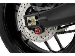 Puig Pro Spool Sliders In Black for Yamaha Tracer 9 GT (21-24)