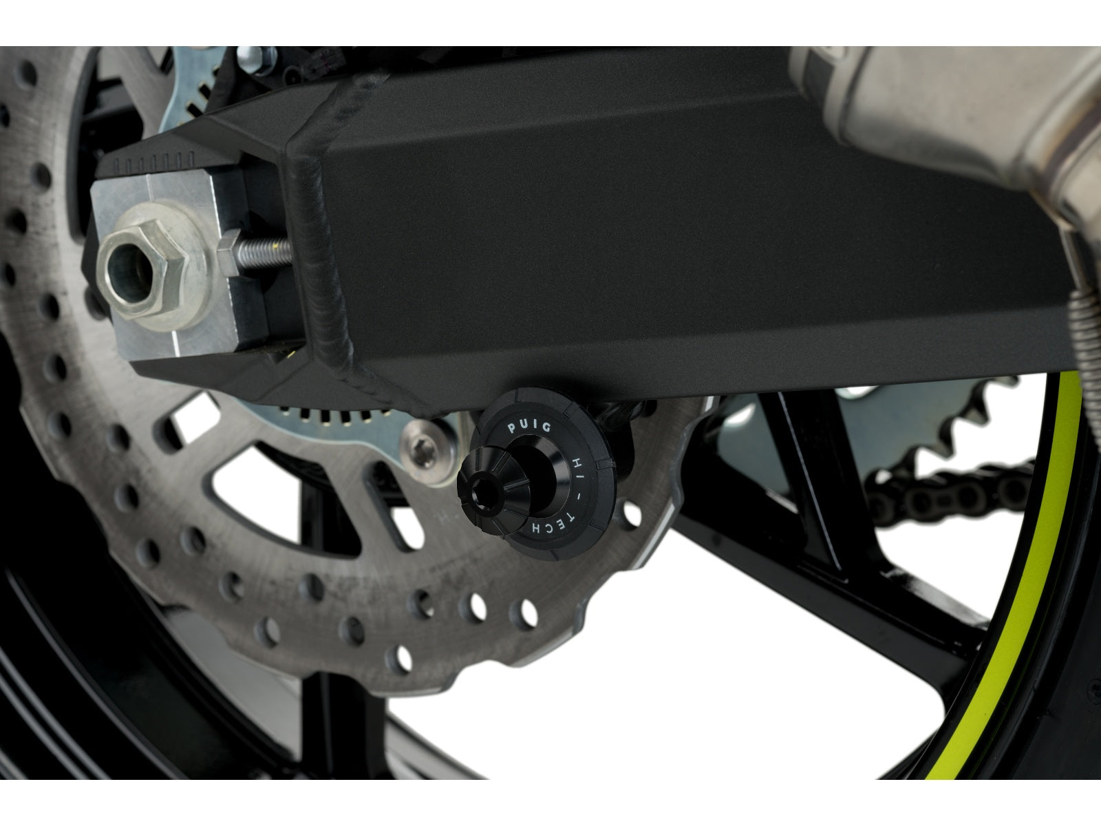 Puig Pro Spool Sliders In Black for Kawasaki Z900 SE (22-24)