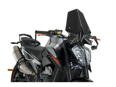 Puig New Generation Sport Screen In Clear for KTM 890 Duke R (20-24)