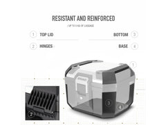 SHAD TR41 Terra Top Box - Aluminium - 41 Litres