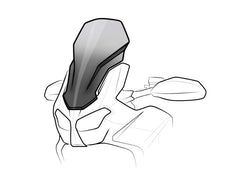 Puig Touring Screen In Clear for Honda X-ADV (21-25)