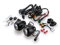 Puig Beam 3.0 Auxiliary Lights In Black for Honda CB750 Hornet (23-25)
