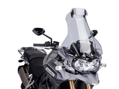 Puig Touring Screen With Extender In Light Smoke for Triumph Tiger Explorer 1200 XC (13-15)
