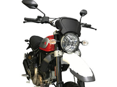 Puig Aluminium Fly Screen In Black for Ducati Scrambler 1100 Sport (18-20)