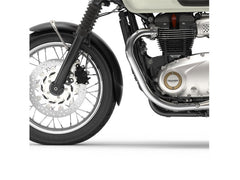 Puig Front Mudguard Extender In Black for Triumph Bonneville T120 (16-25)