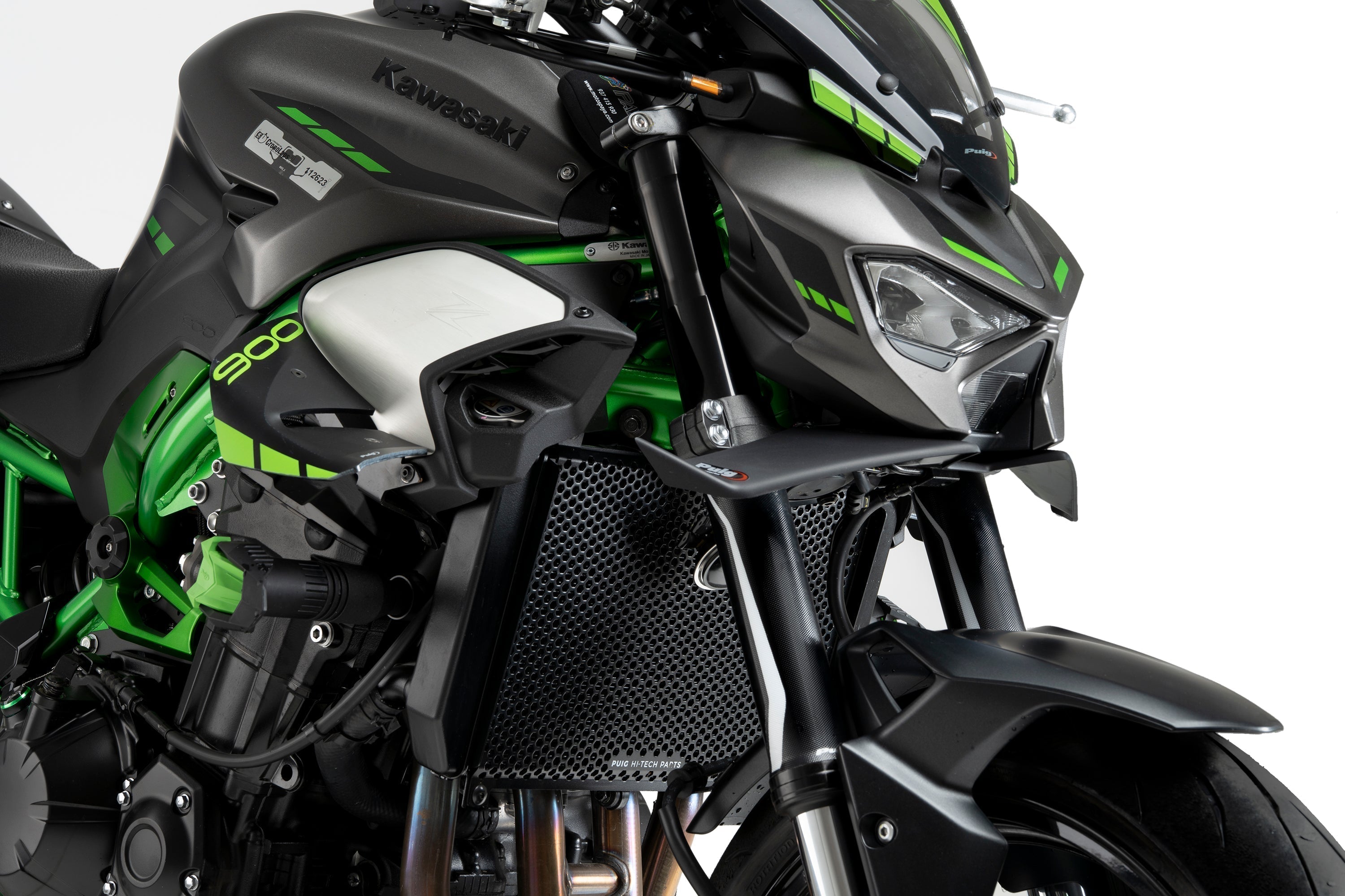 Puig Radiator Protector – Lightweight Motorcycle Engine Protection