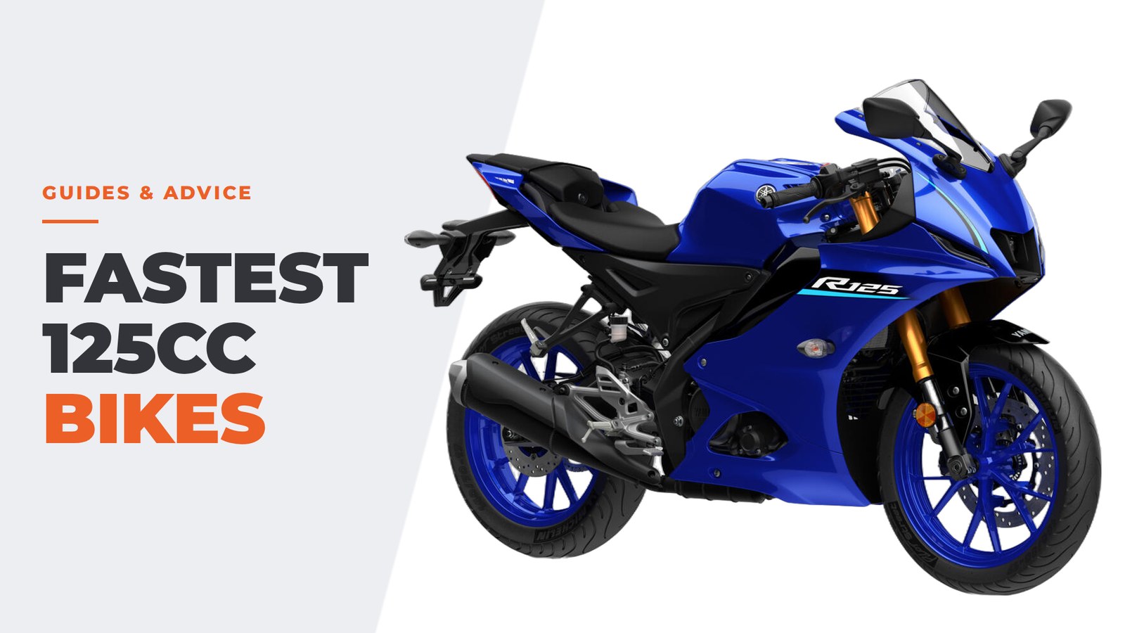 Fastest 125cc bikes: a Yamaha YZF-R125