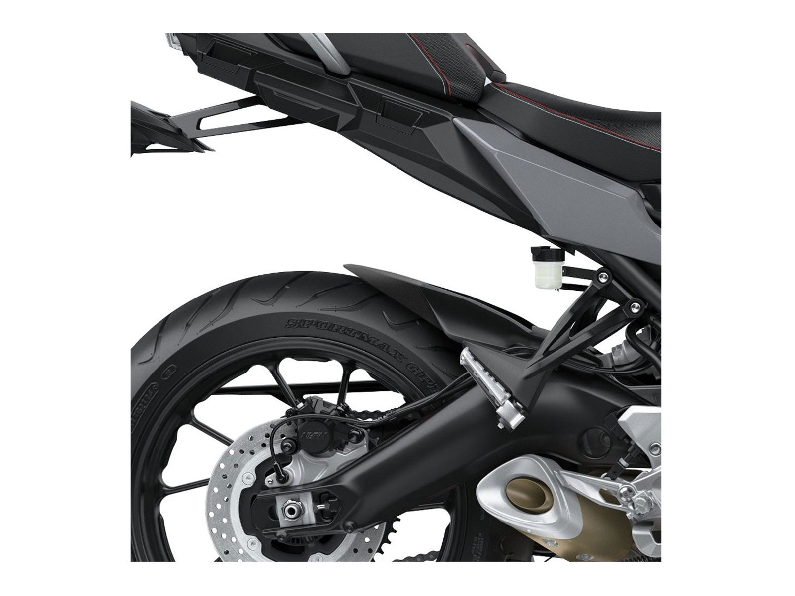 Puig Rear Mudguard Extender In Matt Black for Yamaha Tracer 900 (18-20)