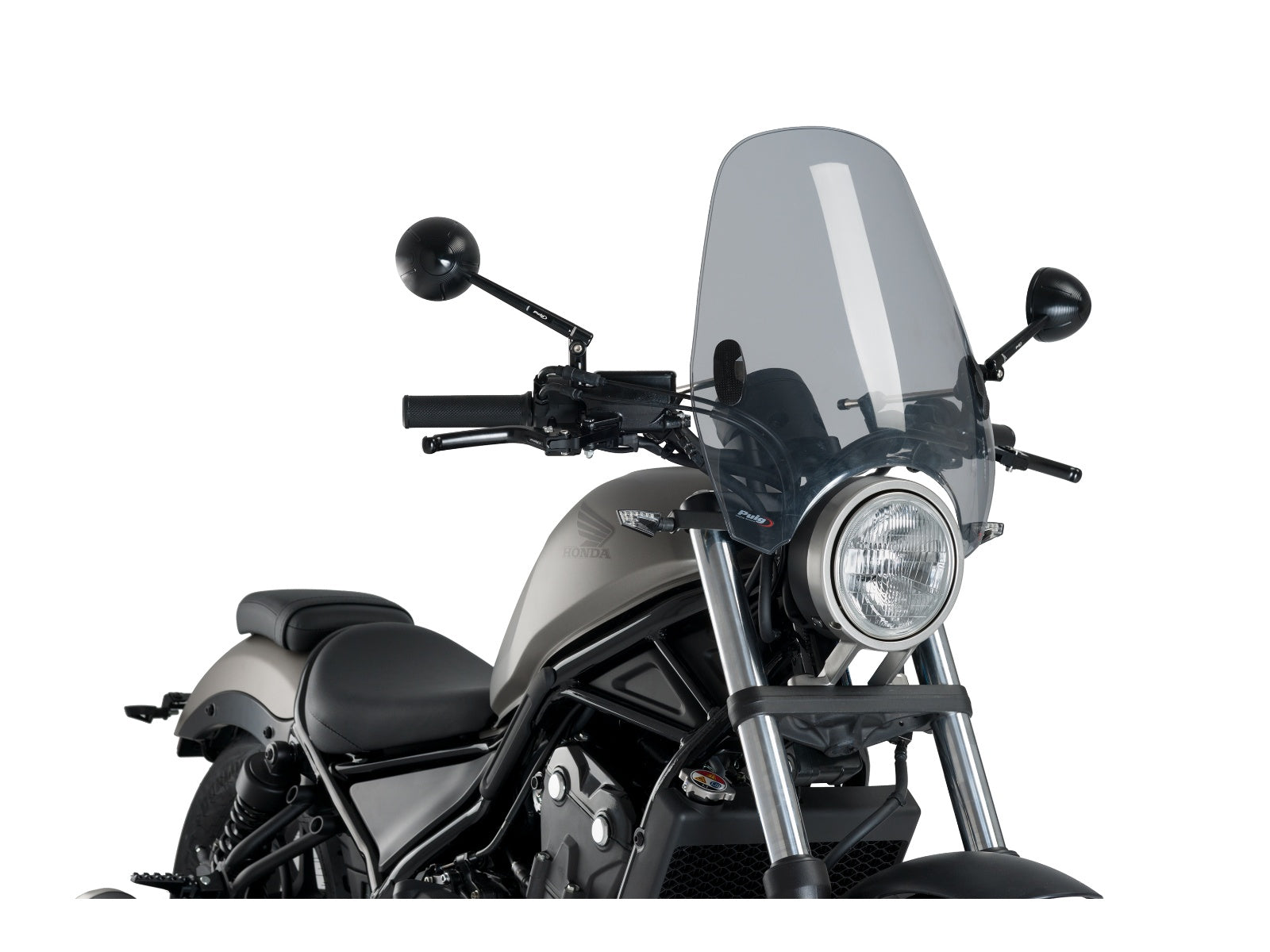 Puig Custom II Screen In Clear for Honda CMX500 Rebel (17-25)