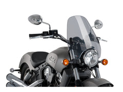 Puig Custom II Screen In Clear for Indian Scout Bobber (18-25)