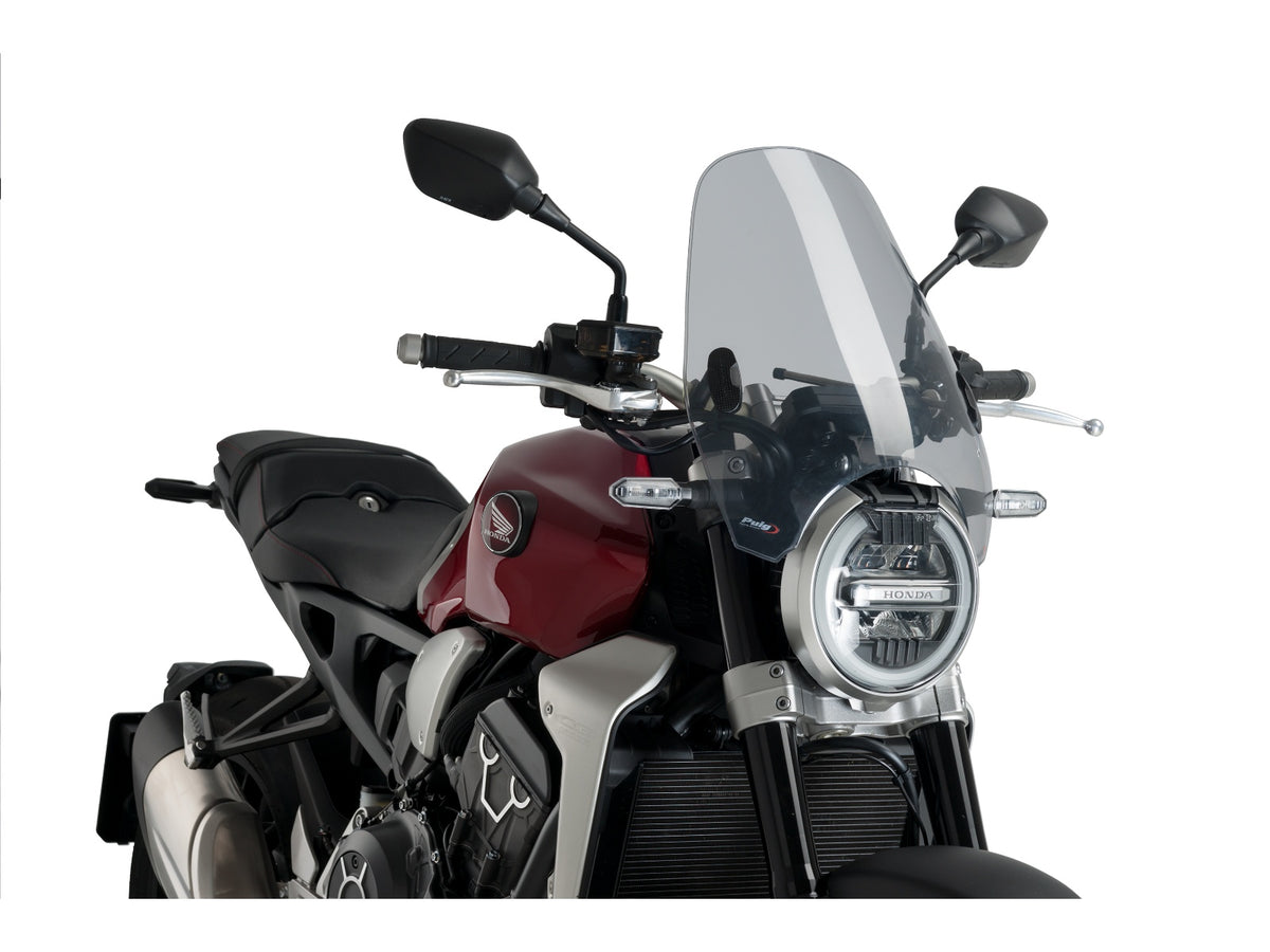 Puig Custom II Screen In Clear for Honda CB1000 R Neo Sports Cafe (18-20)