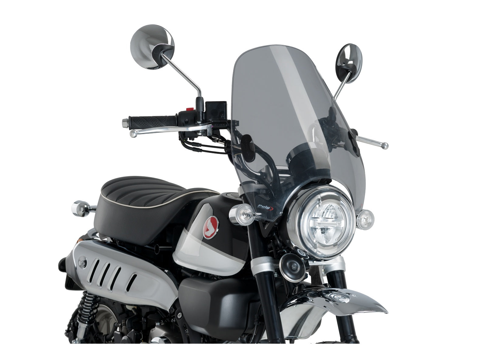 Puig Custom II Screen In Clear for Honda Monkey 125 (19)