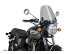 Puig Custom II Screen In Clear for Triumph Bonneville T100 (02-25)