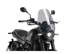 Puig Custom II Screen In Clear for Benelli Leoncino 800 (22-25)
