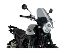 Puig Custom II Screen In Clear for Macbor Eight Mile 500 Street (22-25)