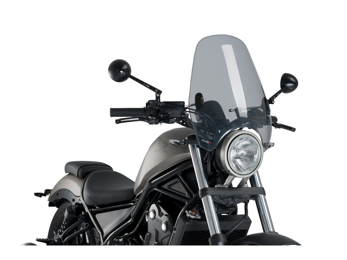 Puig Custom II Screen In Clear for Honda CMX500 Rebel SE (20-25) Main image