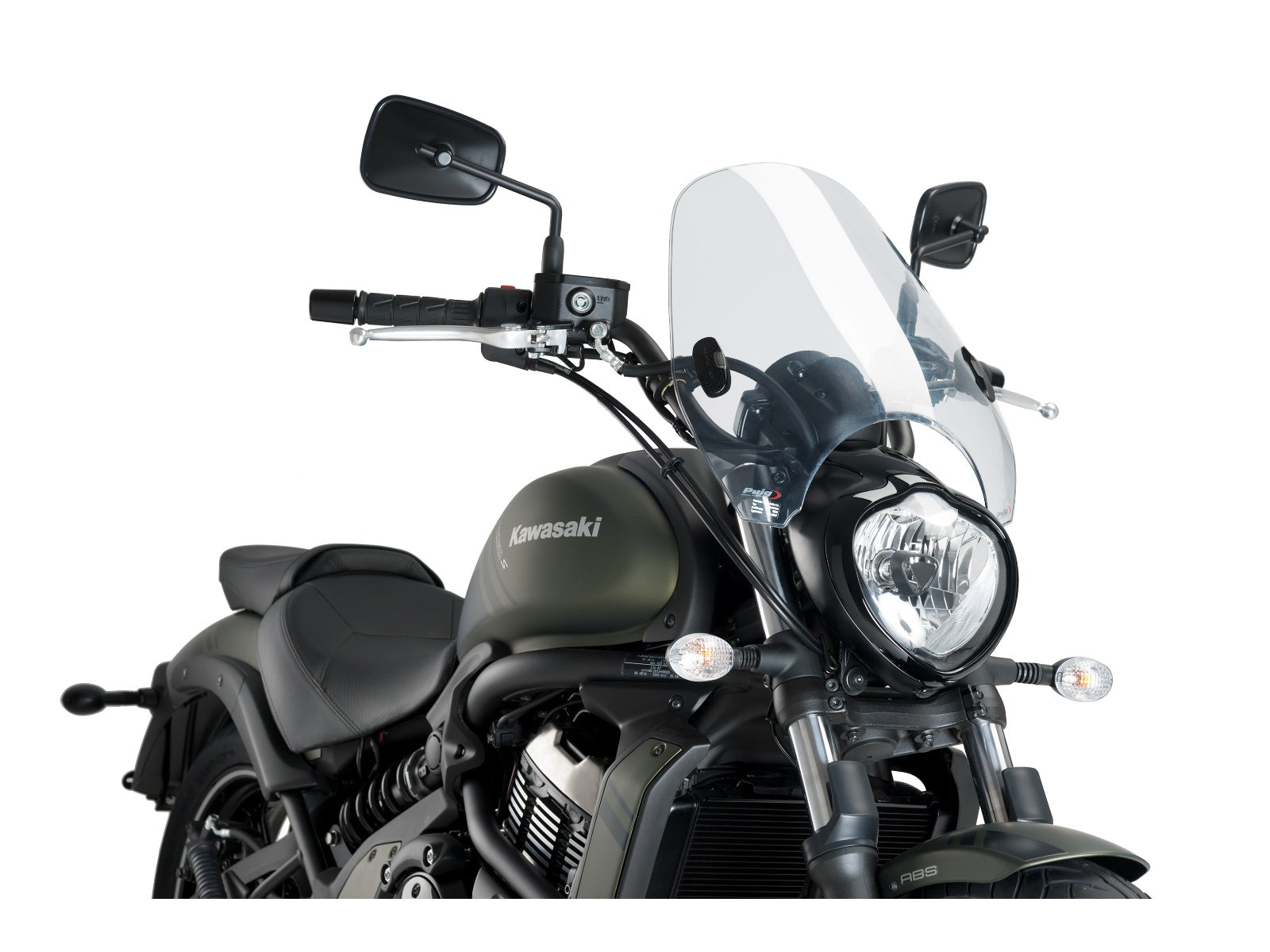 Puig Custom II Screen In Clear for Kawasaki Vulcan 650 S (15-25)