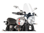 Puig Custom II Screen In Clear for Triumph Street Twin (16-19)
